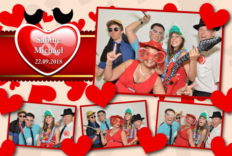 Collage Hochzeit für Fotobox mieten in Dresden